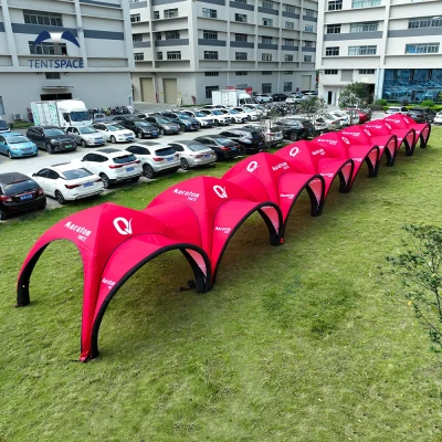 Easy Set up 6MX6M inflatable sports tent For Unbreakable Events Oxford fabric&TPU linner blow up tent for promotion event